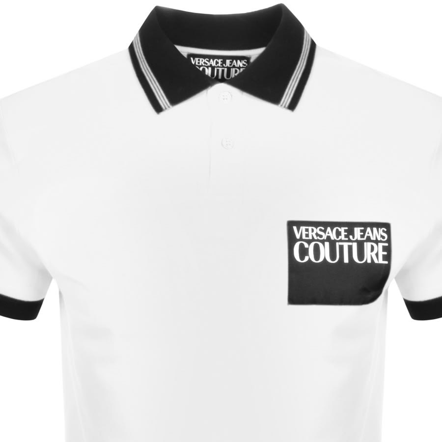 Alternative Image for ProductVersace Jeans Couture Short Sleeve PoloShirt White2